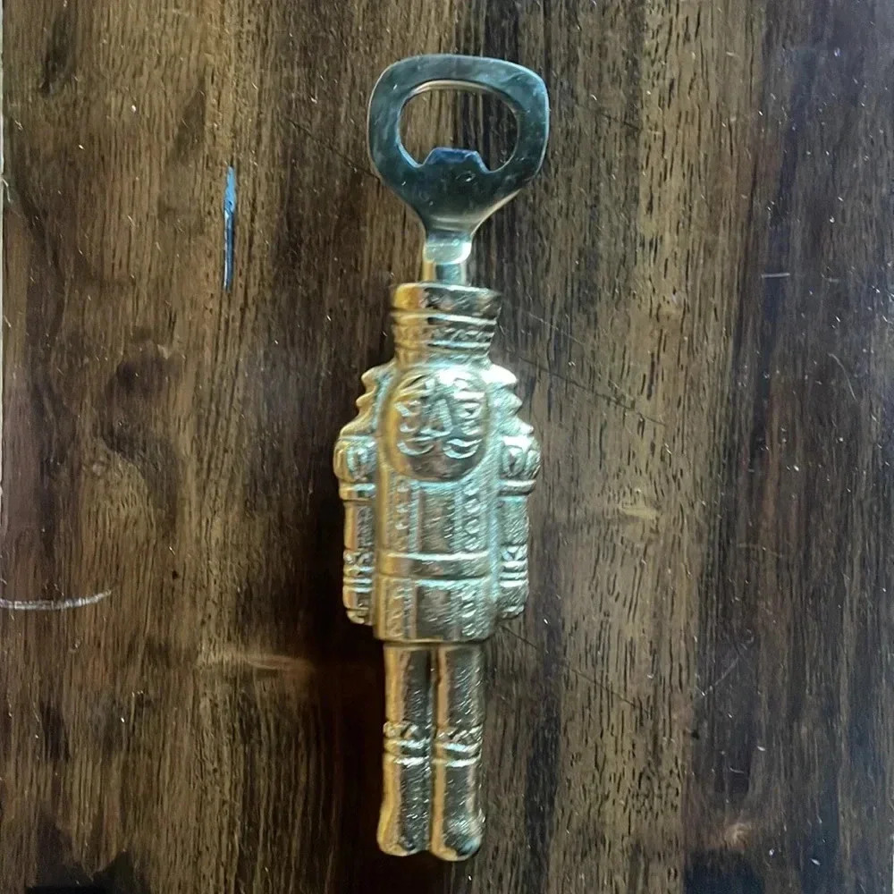 Gold Nutcracker Bottle Opener